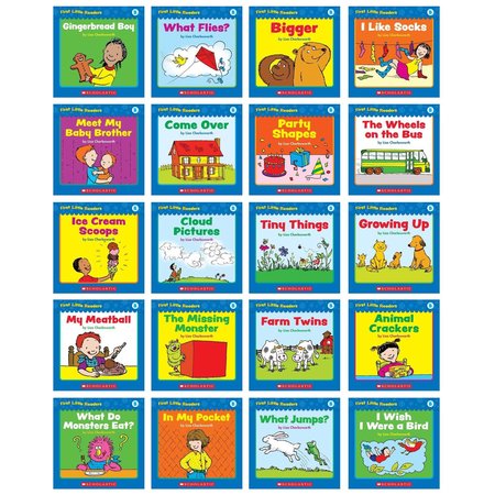 Scholastic Teaching Resources First Little Readers Books, Guided Reading Level B, 5 Sets of 20 Titles SC522302